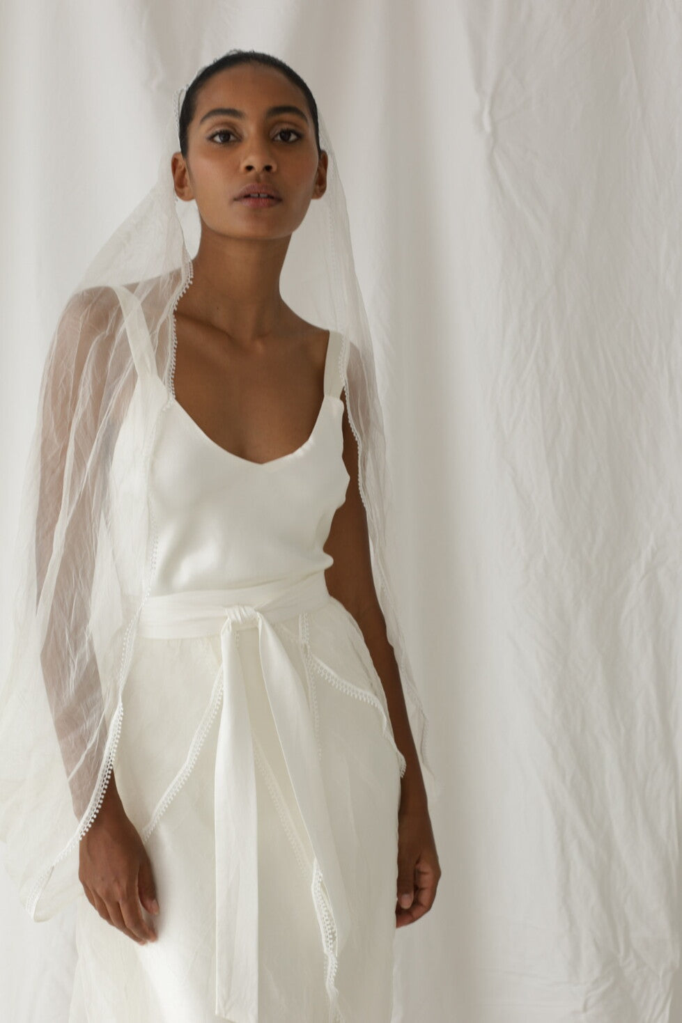 A La Robe I DO silk organza overskirt