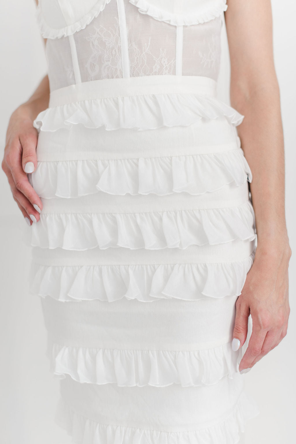 V. Chapman Fiorenza Dress- White
