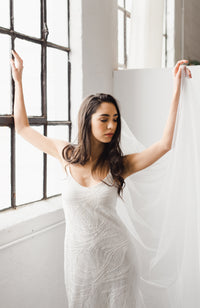 The Classic Silk Tulle Wedding Veil - Daphne Newman Design