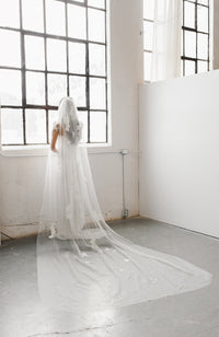 Fiorella Floral Wedding Veil - Daphne Newman Design