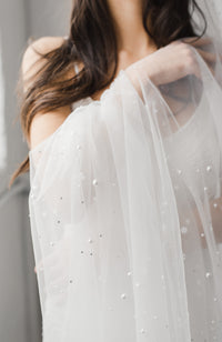 Siena Embellished Wedding Veil - Daphne Newman Design