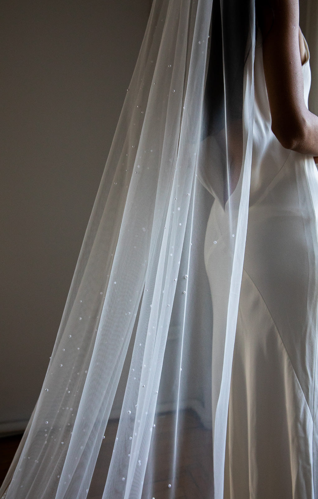 Daphne Newman Kennedy Pearl Wedding Veil