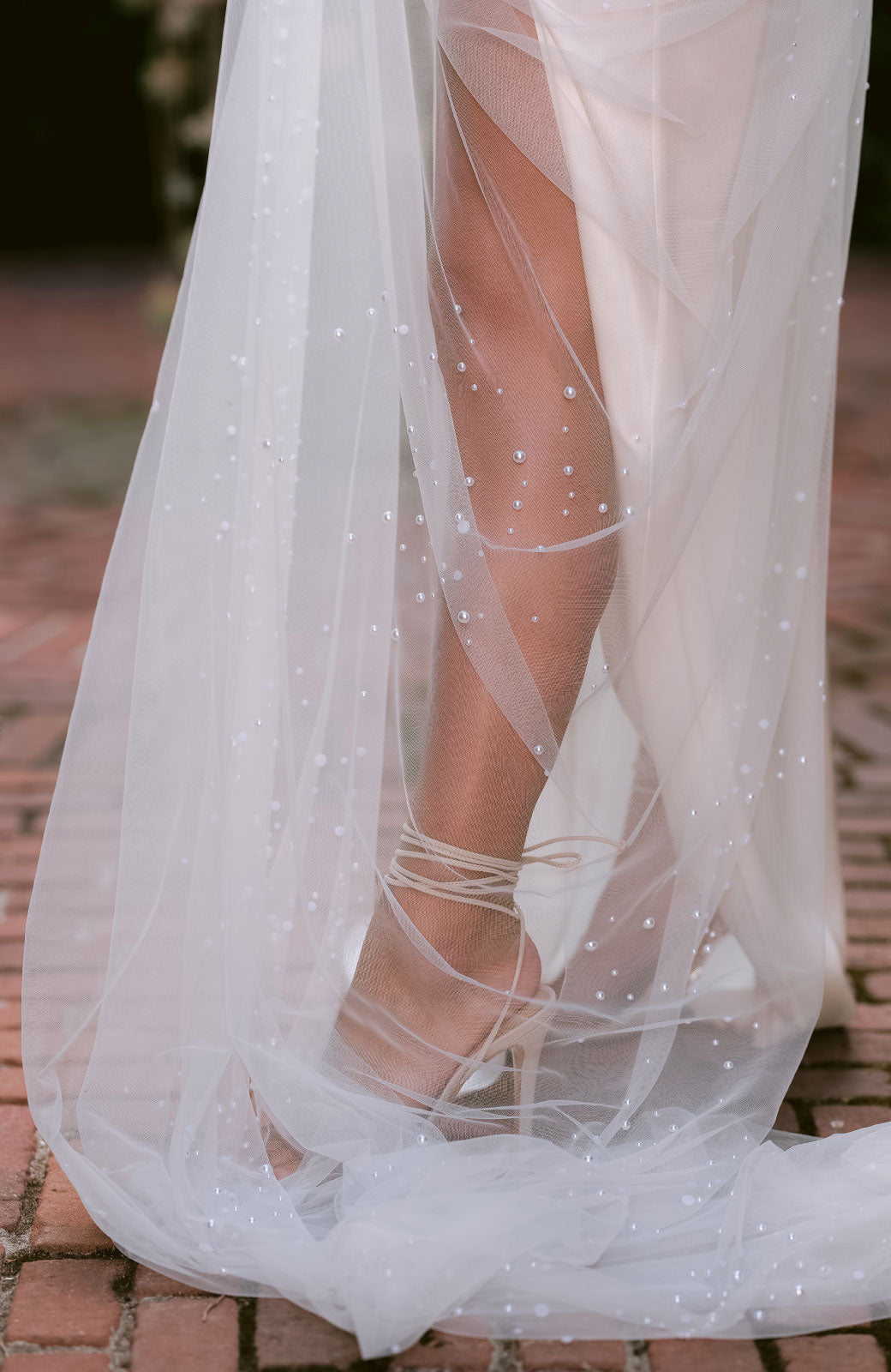 Daphne Newman Kennedy Pearl Wedding Veil