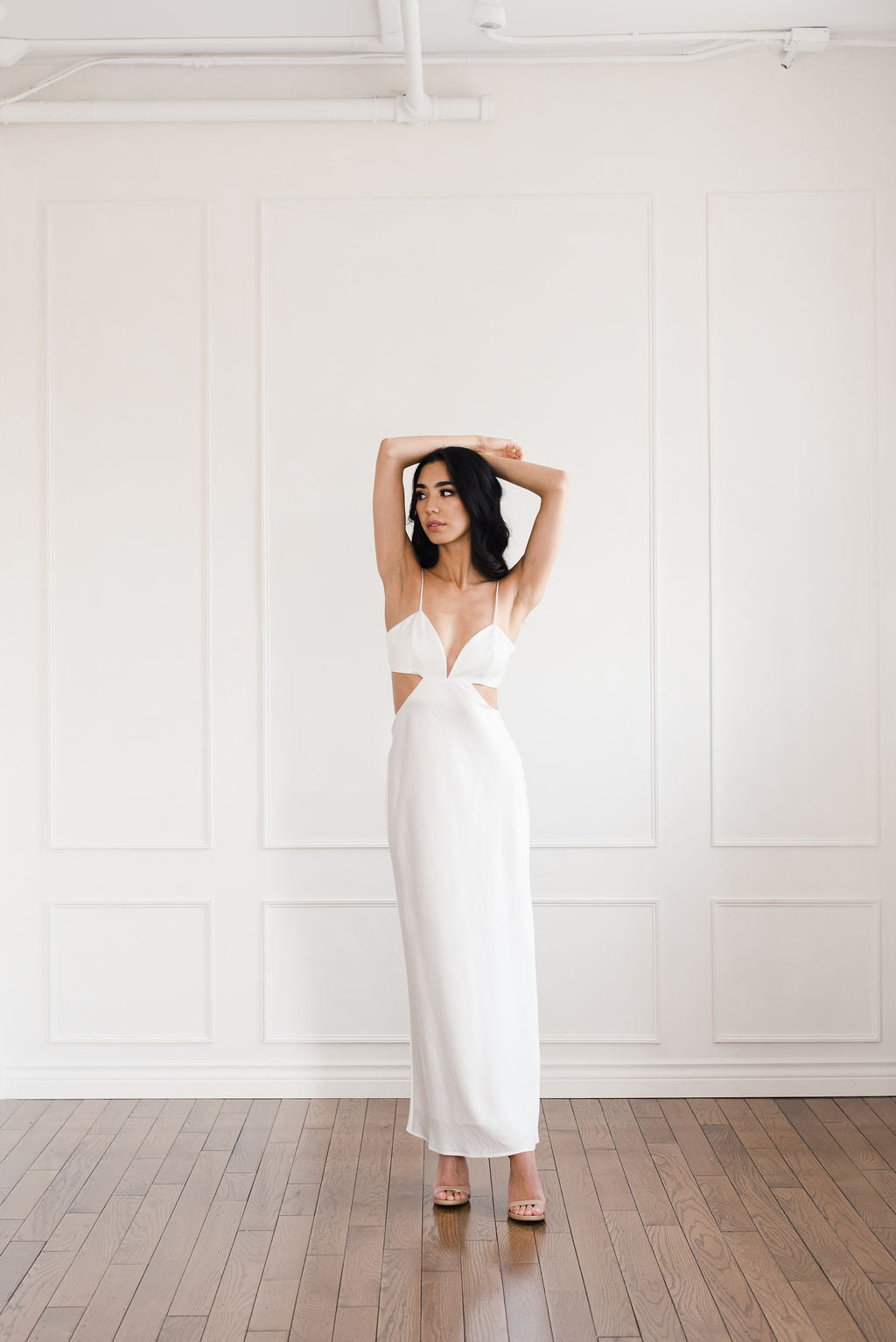 Significant Other Jacy Cutout Maxi Dress- Ivory